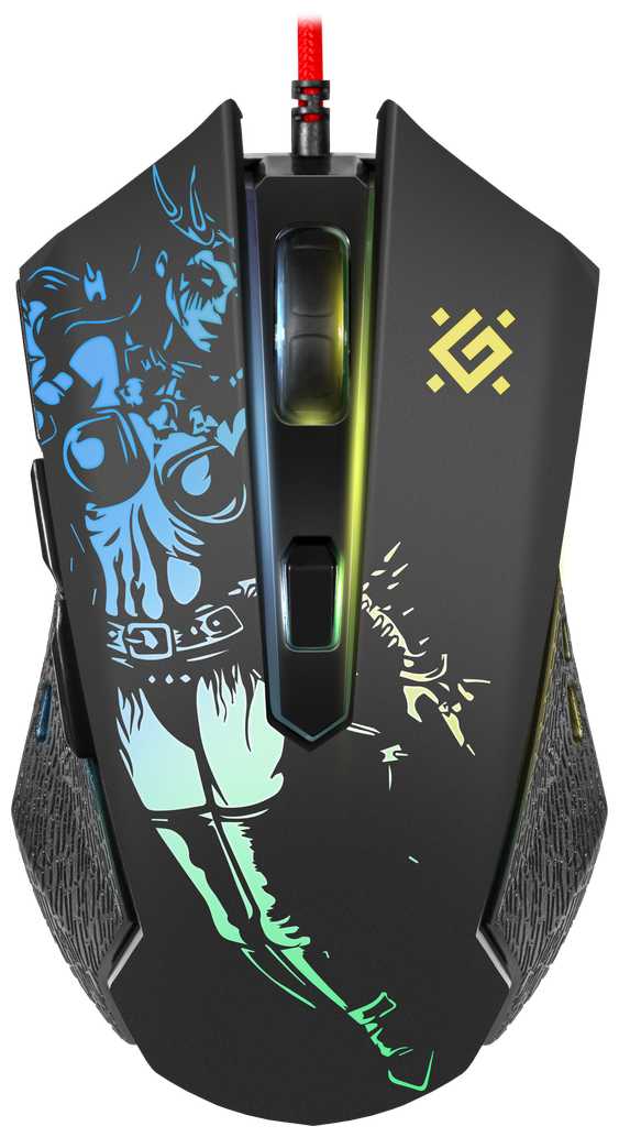 Игровая мышка для компьютера Defender Sin'Sister оптика 6 кнопок 7200 dpi