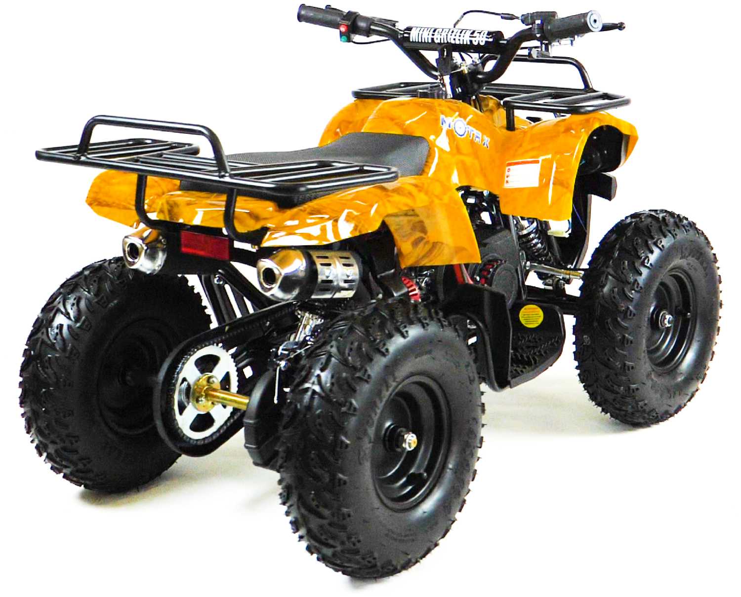 MOTAX Квадроцикл ATV Mini Grizlik Х-16 Big Wheel с механическим стартером фотография 4