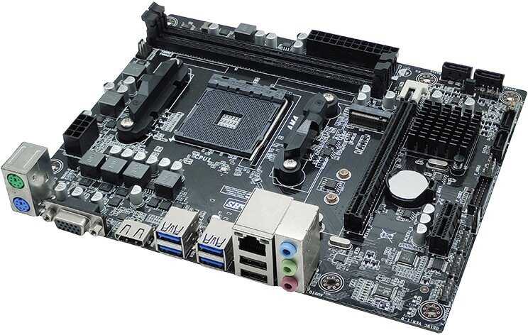 Материнская плата Micro ATX A320 (AM4) фотография 6