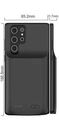 Чехол аккумулятор Tubon для Samsung S22 Ultra (4800мАч) фотография 5
