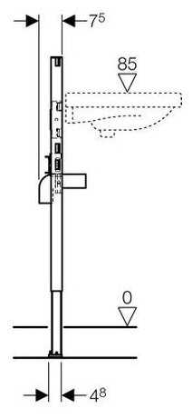 Рамная инсталляция Geberit Duofix (111.490.00.1) фотография 2