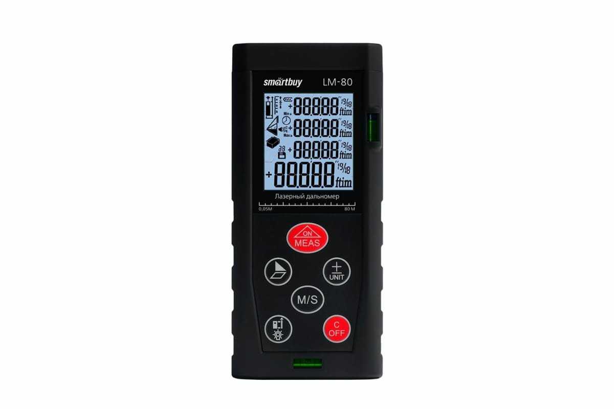 Лазерная рулетка Smartbuy Tools LM-80 фотография 5