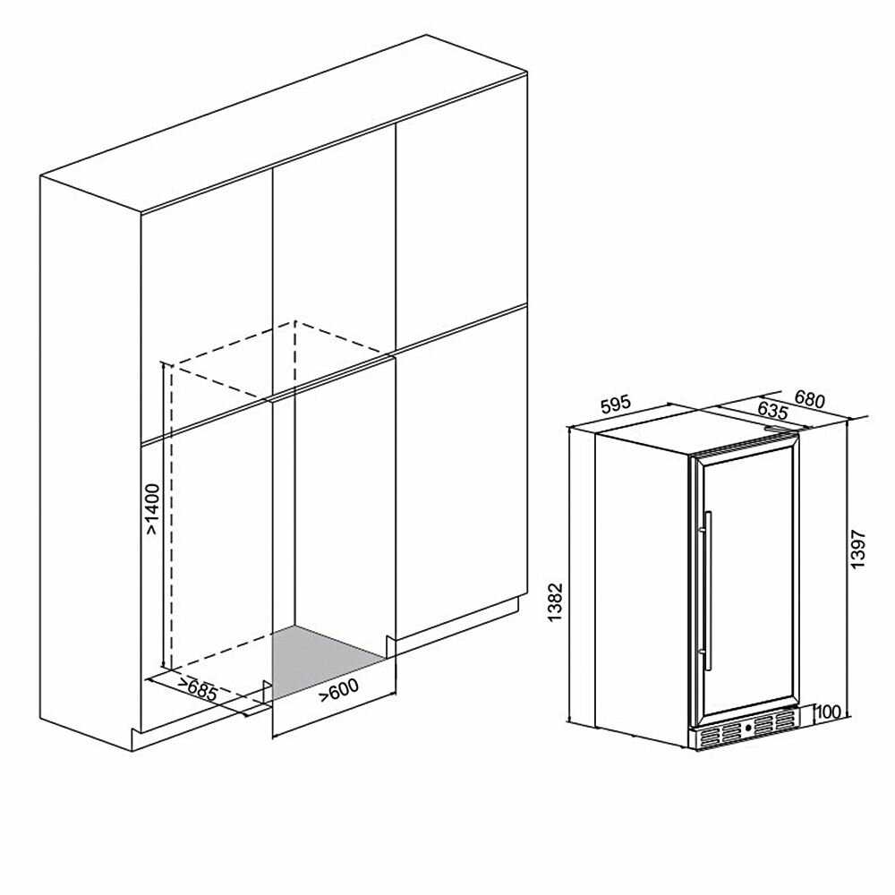 Встраиваемый винный шкаф Meyvel MV116-KBT2 фотография 18