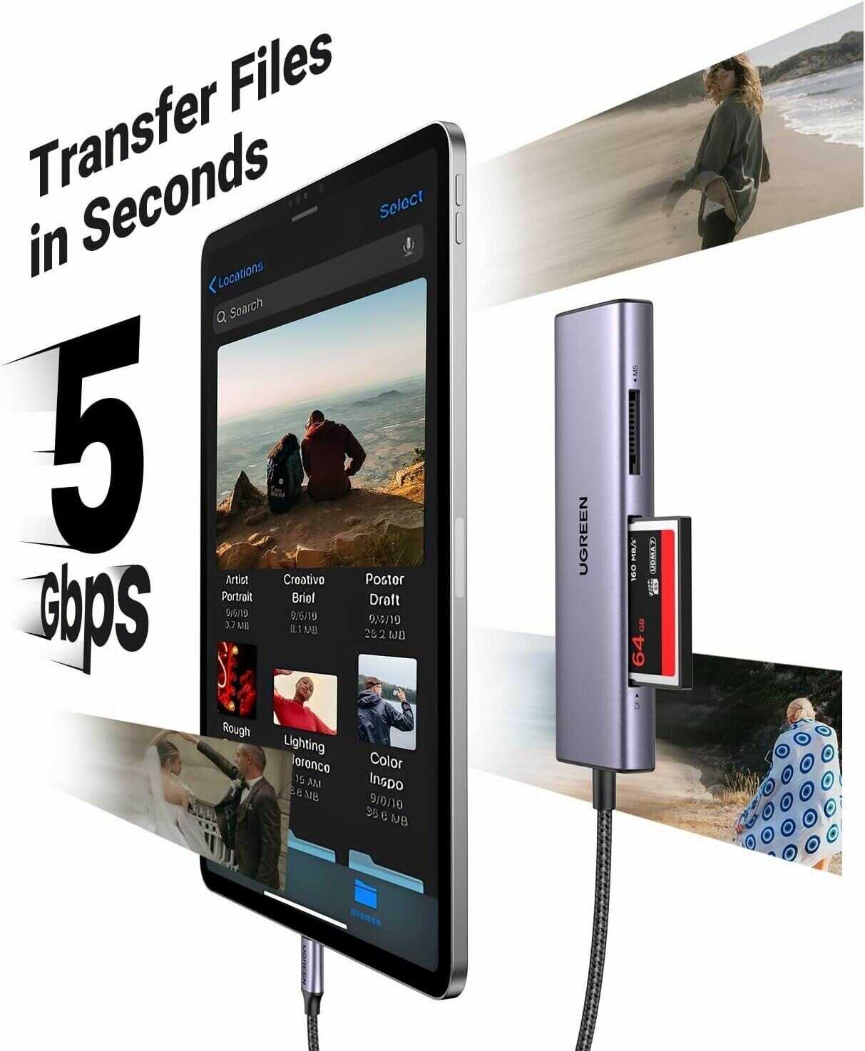 Кардридер UGREEN Кардридер UGREEN CM627 (15307) фотография 5