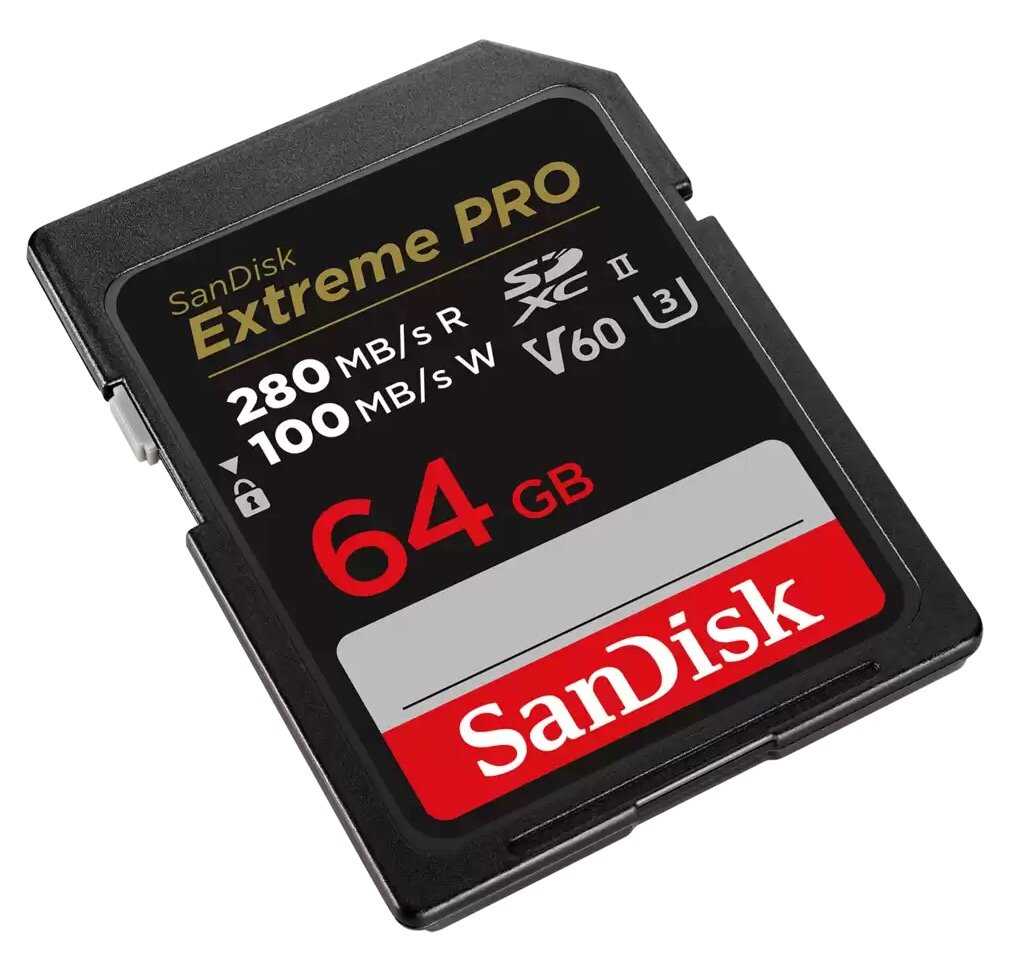 Карта памяти SanDisk Extreme Pro SDXC UHS-II V60 (SDSDXEP-064G-GN4IN) фотография 2