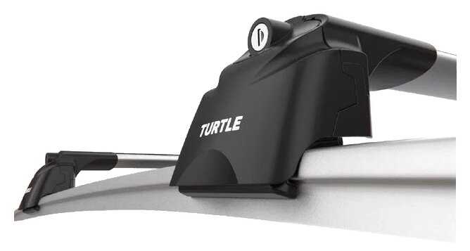 Багажник на крышу Turtle Air2 на интегрированные рейлинги VOLKSWAGEN TIGUAN 2007-2016 I черный фотография 7