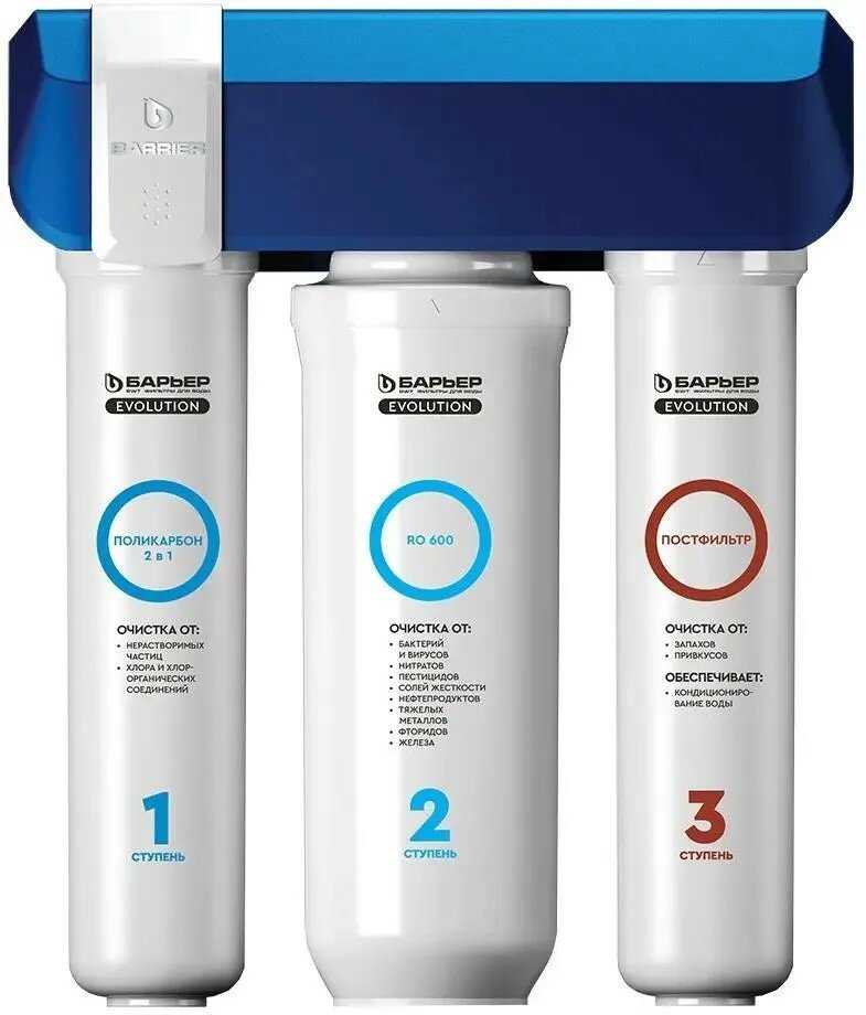 Обратноосмотический фильтр под мойку БАРЬЕР Evolution OSMO M [минерализация] фотография 6