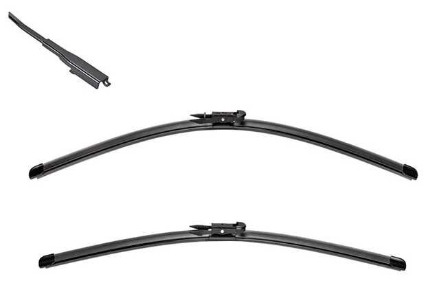 Щетка стеклоочистителя бескаркасная Valeo Silencio Flat Blade Set VM454, 2 шт. фотография 1