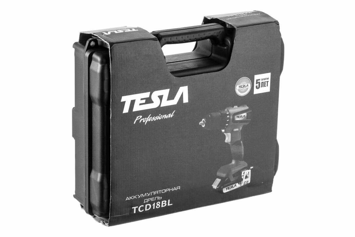 Аккумуляторная дрель TESLA TCD18BL фотография 10