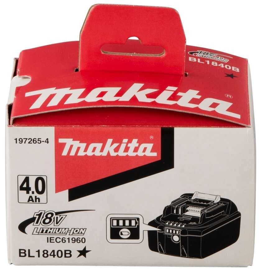 Аккумулятор Makita 197265-4 Li-Ion 18 В фотография 9