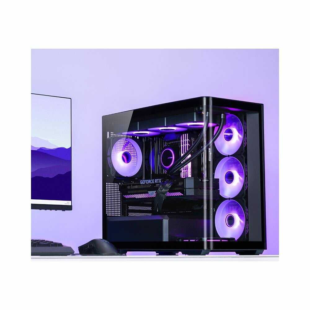 Корпус JONSBO D300 без БП, боковая панель из закаленного стекла, mini-ITX, micro-ATX фотография 15