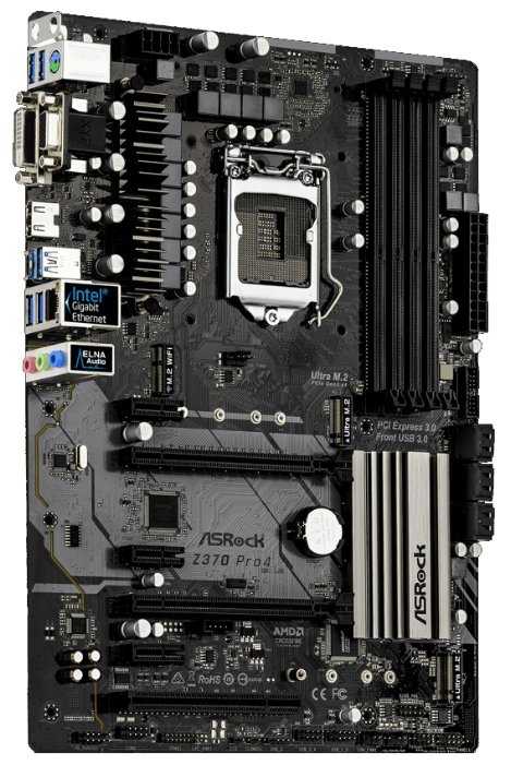 Материнская плата ASRock Z370 Pro4 фотография 2
