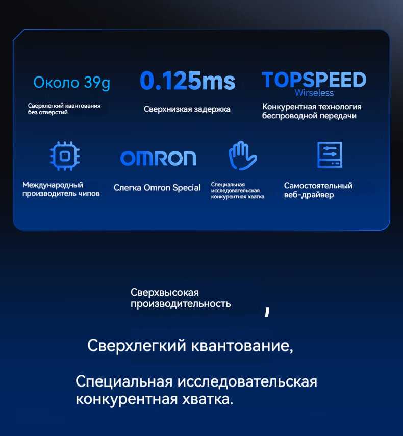 Беспроводная игровая мышь MCHOSE L7 Ultra (PAW3950) фотография 2