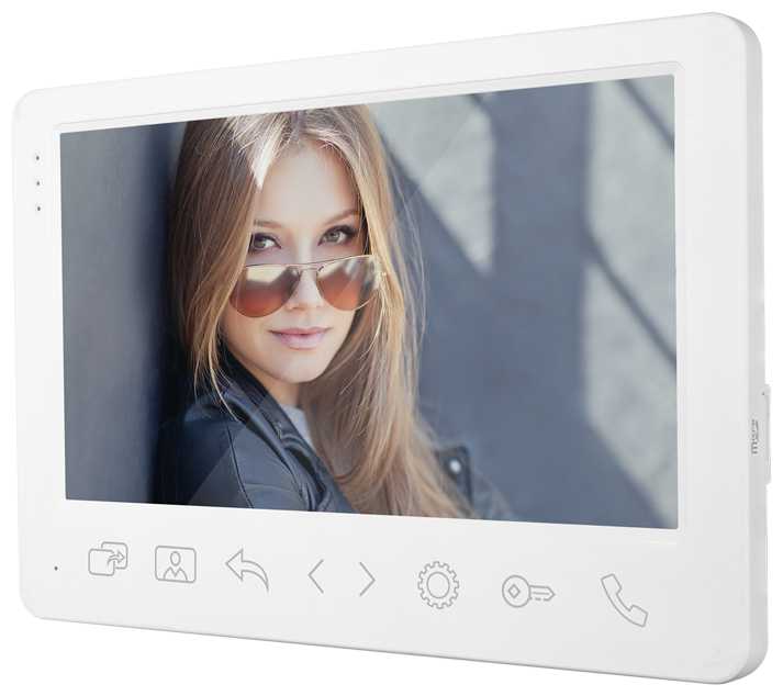 Full HD видеодомофон для дома, офиса, квартиры Novihome WHITE SURFACE 7 FHD. Запись фото и видео, совместим с подъездным домофоном фотография 3