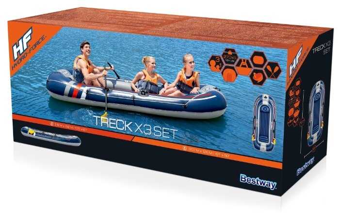 Надувная лодка Bestway Treck X3 61110 фотография 14