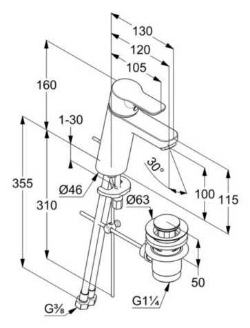Смеситель Kludi 37290 0565 фотография 5