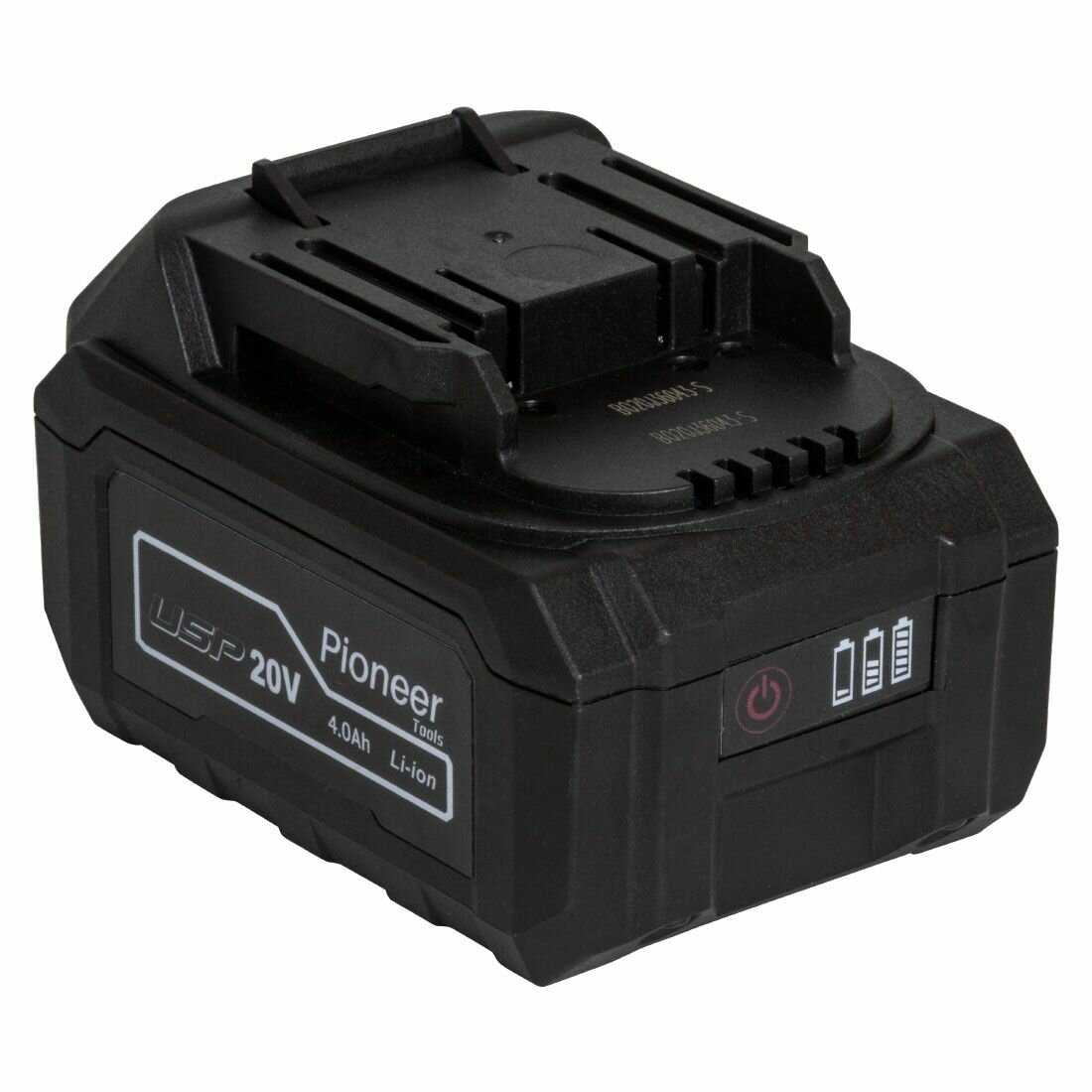 Аккумуляторная угловая шлифовальная машинка Pioneer AG-M20V-125-01B фотография 8