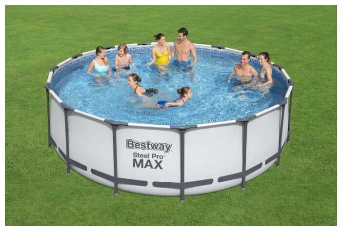 Каркасный бассейн Bestway Steel Pro Max фотография 8