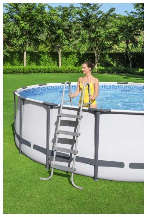 Каркасный бассейн Bestway Steel Pro Max фотография 9
