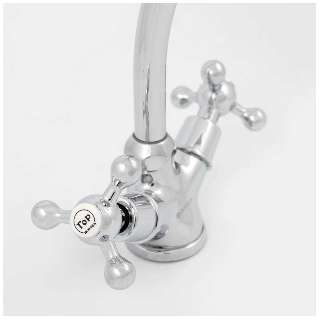 Смеситель для кухни (мойки) GROSS AQUA Yota 3088039С-B03, вентильный фотография 2