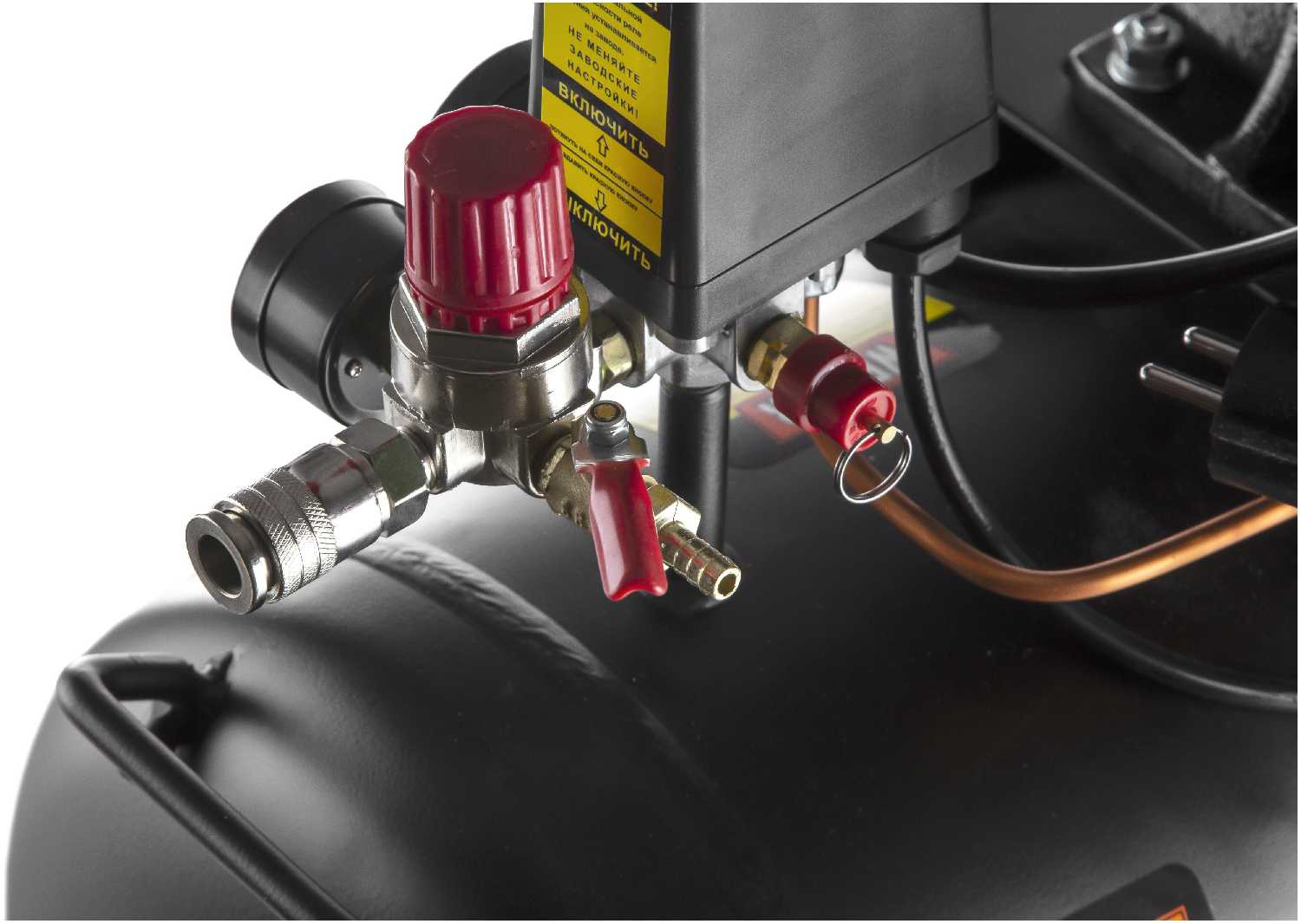 Компрессор масляный Wester WBK2200/50PRO, 50 л, 2.2 кВт фотография 9