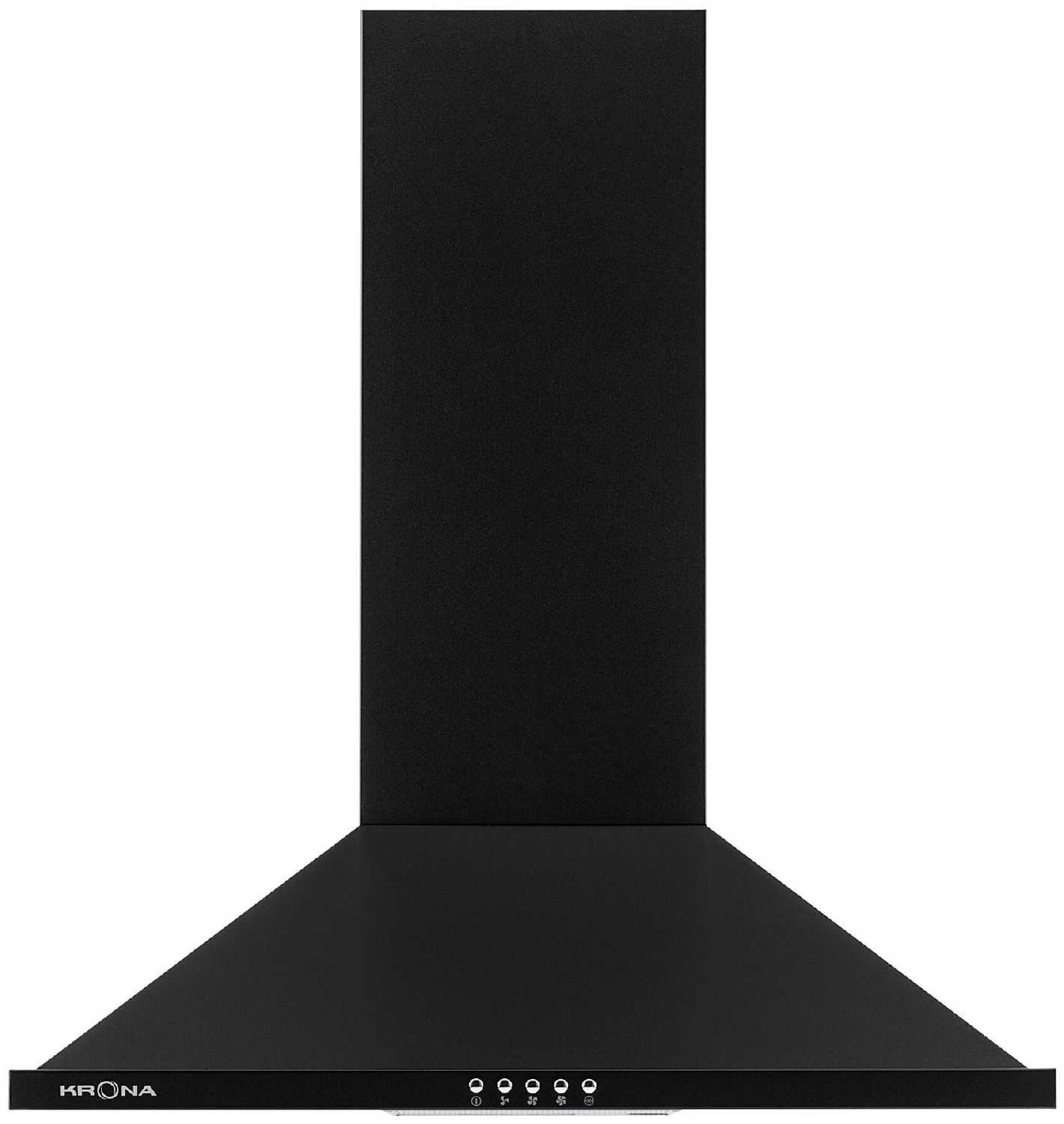 Вытяжка кухонная KRONA ULRIKA 600 black PB фотография 1