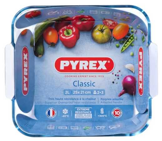 Форма универсальная Pyrex 220B000/7046, 2 л, 21х25 см фотография 2