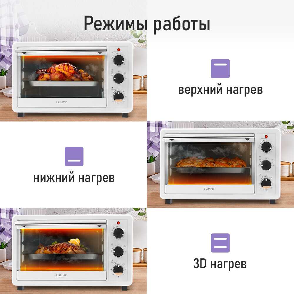 Духовка LUMME LU-EO1715B фотография 18
