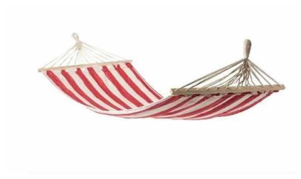 Гамак Гамак полоска тканевый с перекладиной фотография 1