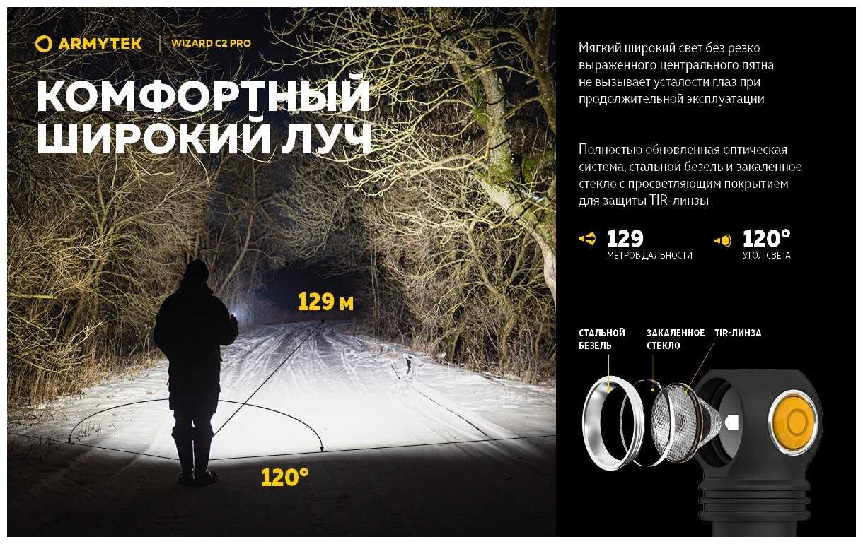 Налобный фонарь ArmyTek Wizard C2 Pro Magnet USB XHP50.2 фотография 18