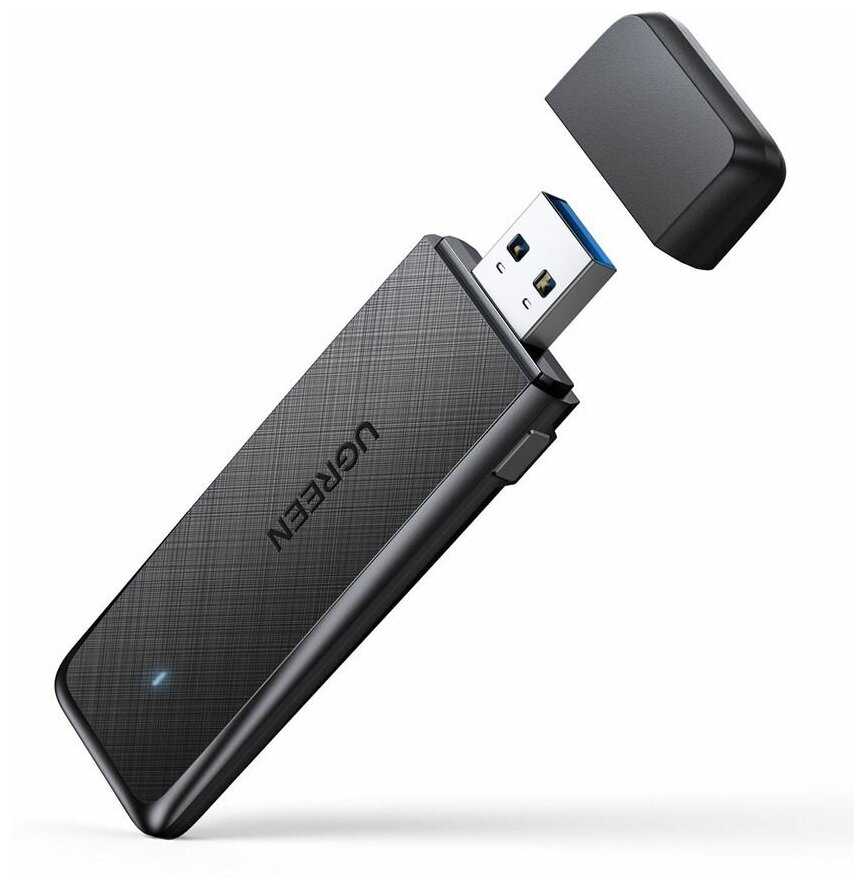 Адаптер UGREEN Адаптер двухдиапазонный UGREEN CM492 (50340) AC1300 Wireless Network Adapter