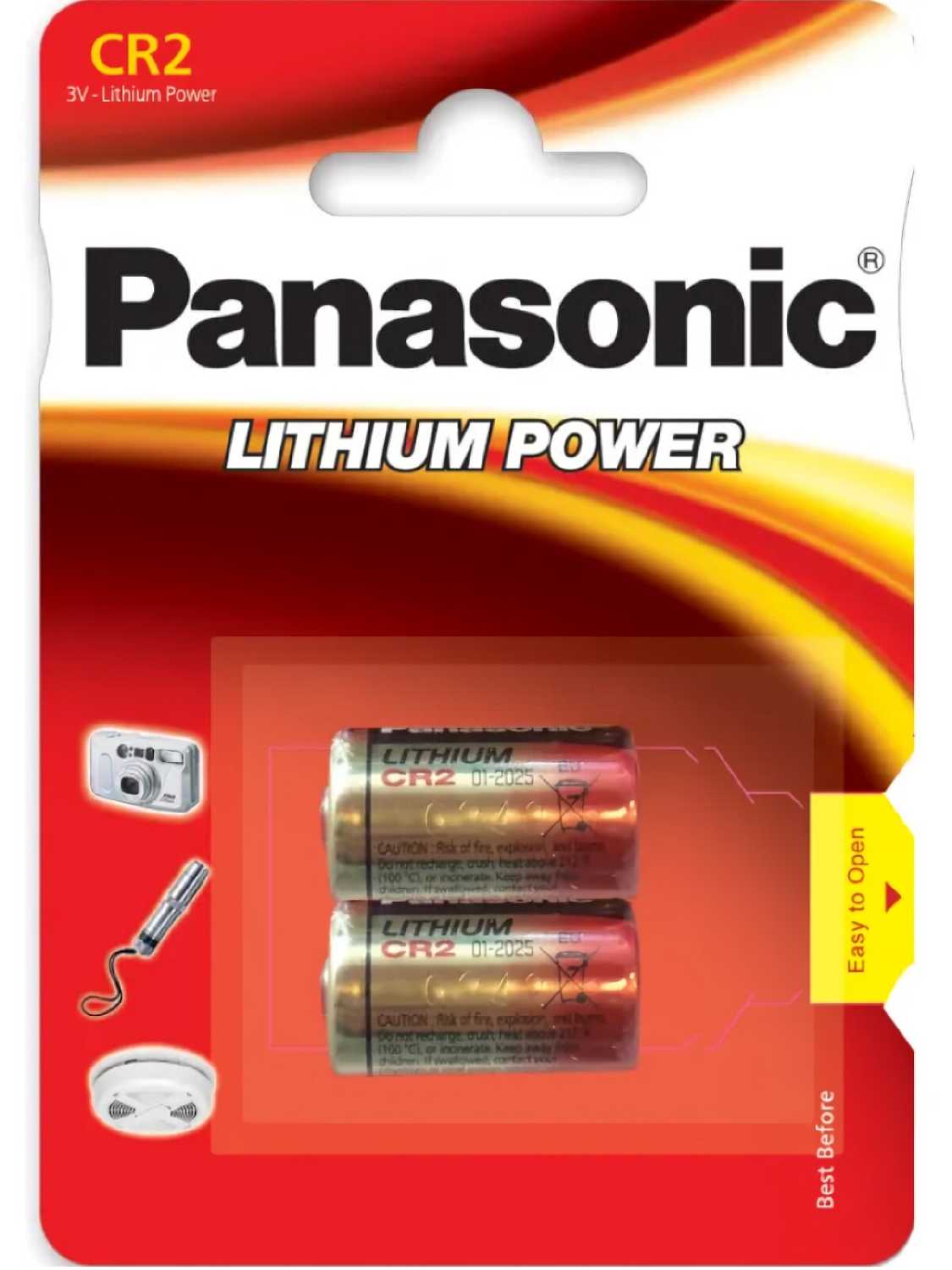 Батарейка Panasonic CR2 BL1 [850 мАч, 3 В] [CR-2L/1B] фотография 1