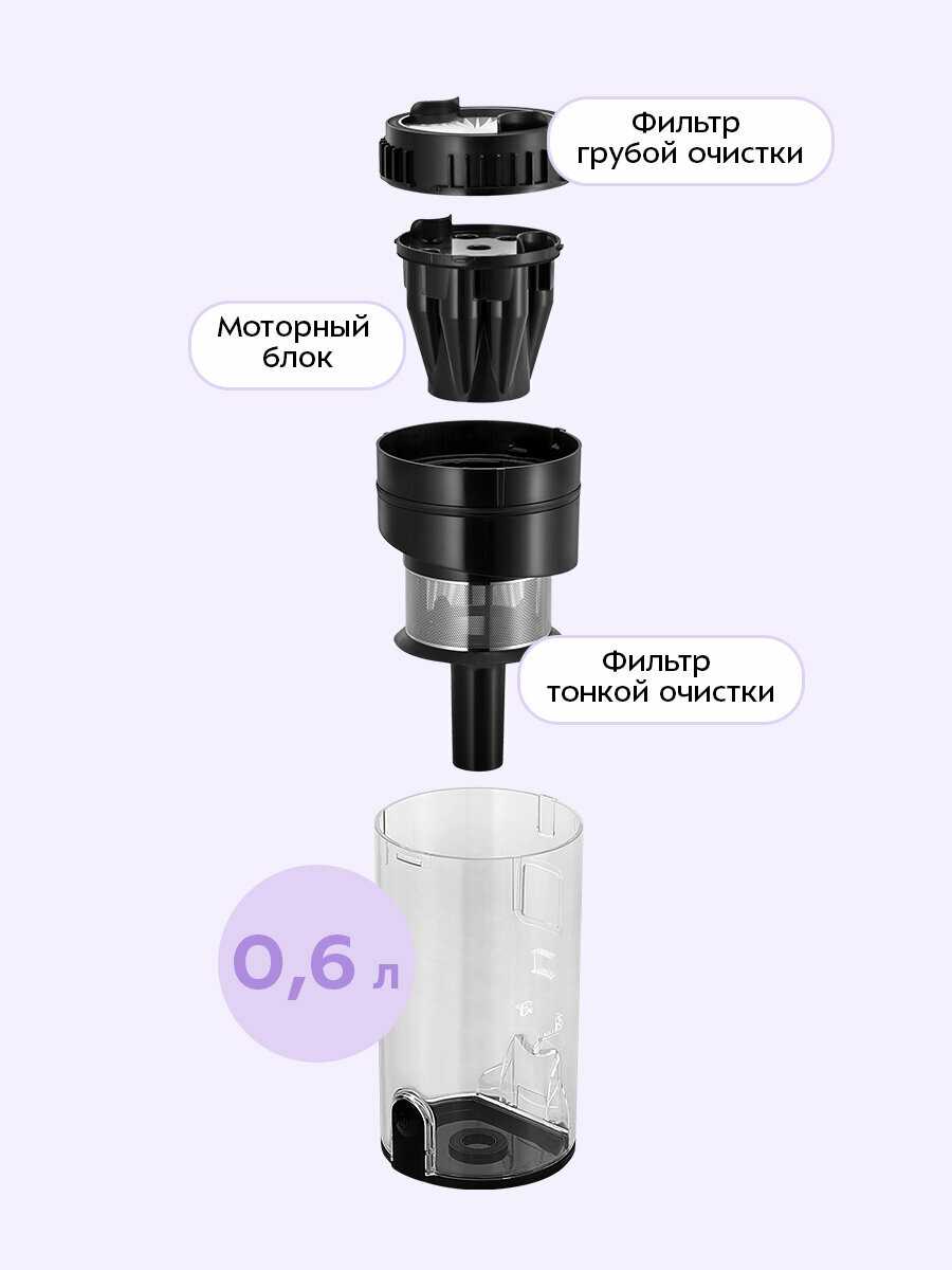 Вертикальный пылесос Kitfort КТ-5549 фотография 4