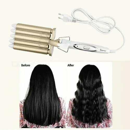 Щипцы для завивки волос Пятиволновая плойка для волос фотография 11