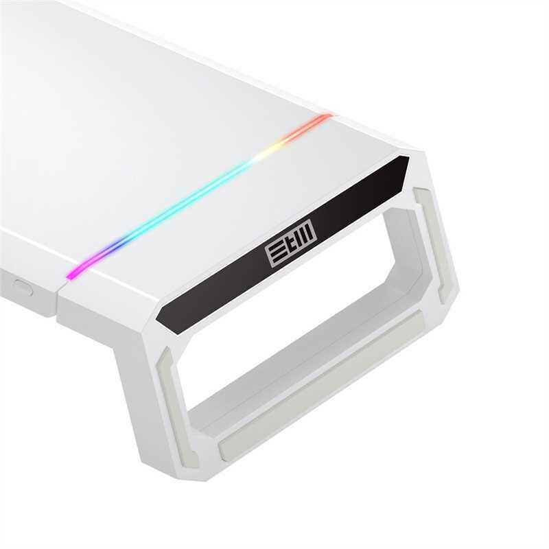 Подставка столик STM MS2RGB для монитора, моноблока, ноутбука, принтера, подсветка RGB, 4 порта USB 3.0 фотография 8