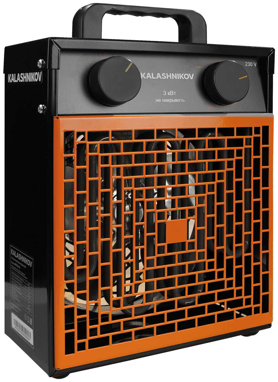 Электрическая тепловая пушка KALASHNIKOV KVF-E5-12 фотография 2