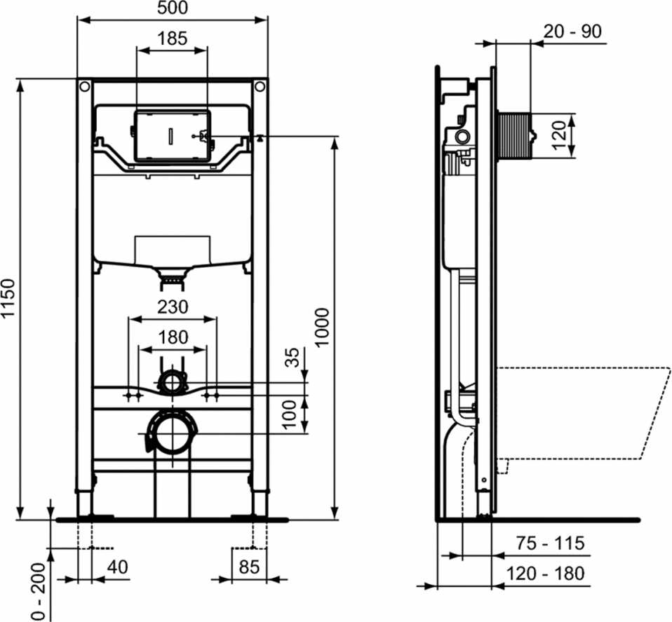 Унитаз-компакт Ideal STANDARD Connect Air (K819501) фотография 11