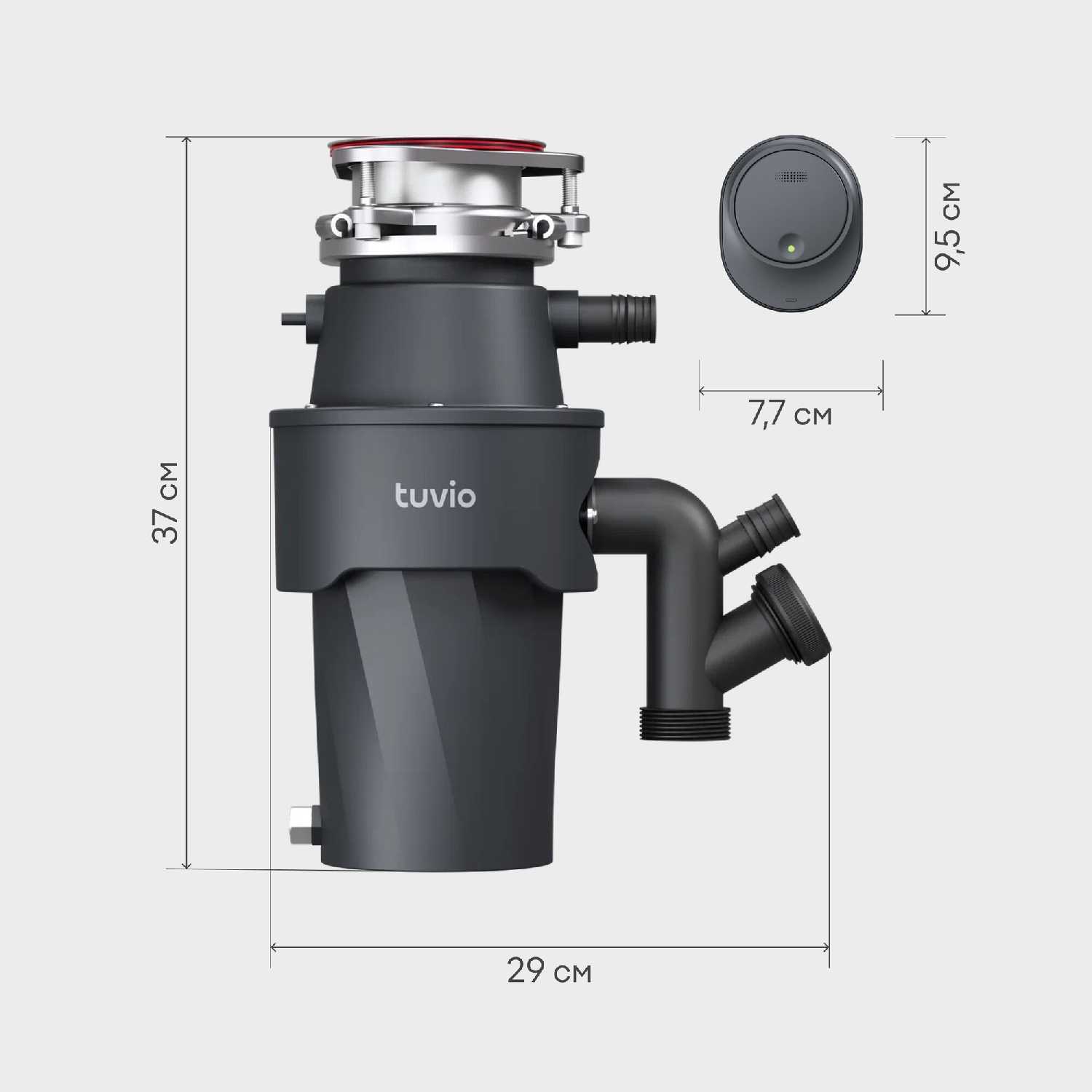 Измельчитель пищевых отходов Tuvio KDD14H11 фотография 1