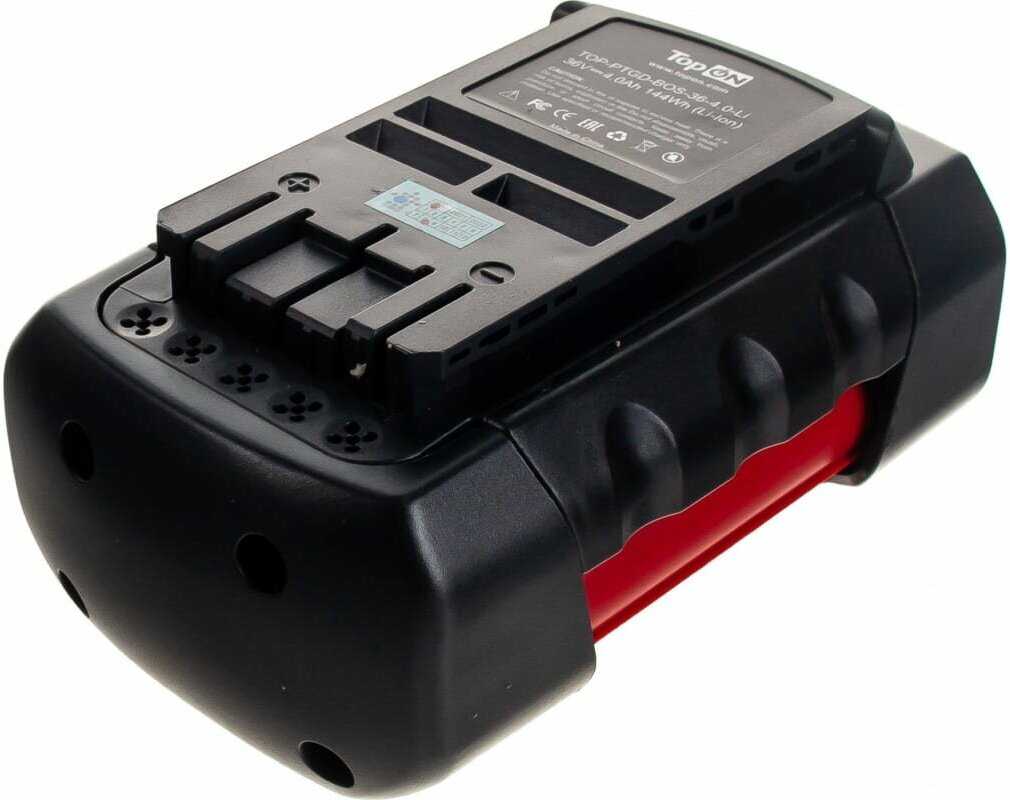 Аккумулятор TopON TOP-PTGD-BOS-36-4.0-Li фотография 2