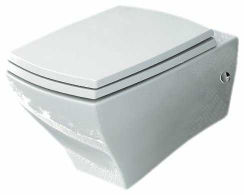 Чаша унитаза подвесная the.artceram Jazz JZV001 (белый) с горизонтальным выпуском