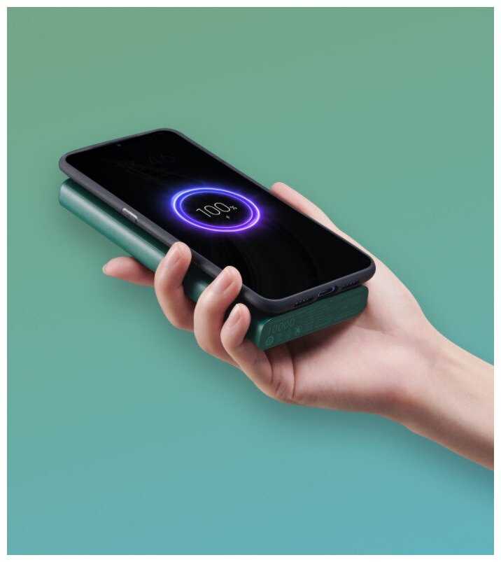 Внешний аккумулятор ZMI 10000mAh Wireless Charging фотография 4