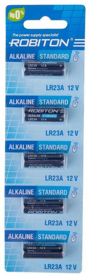 Батарейка Robiton Standard A23 (R-23A-0-BL5)
