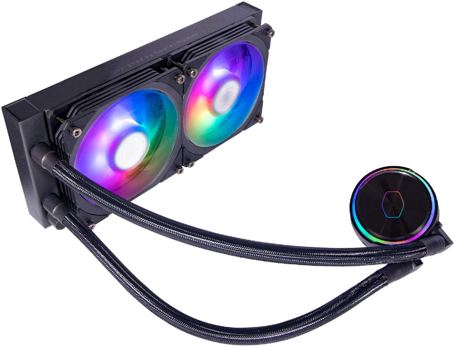 Система водяного охлаждения Cooler Master MasterLiquid PL240 Flux фотография 11
