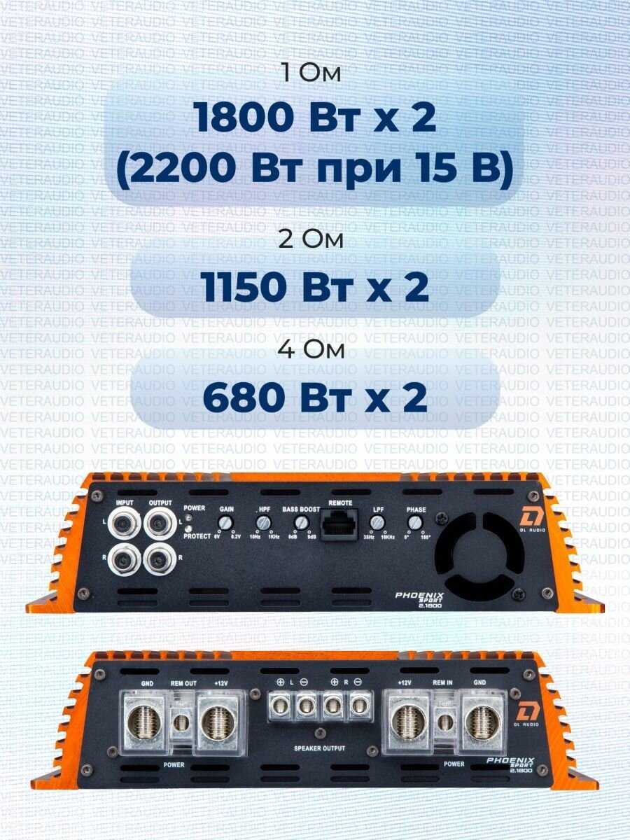 Усилитель DL Audio Phoenix Sport 2.1800 фотография 9