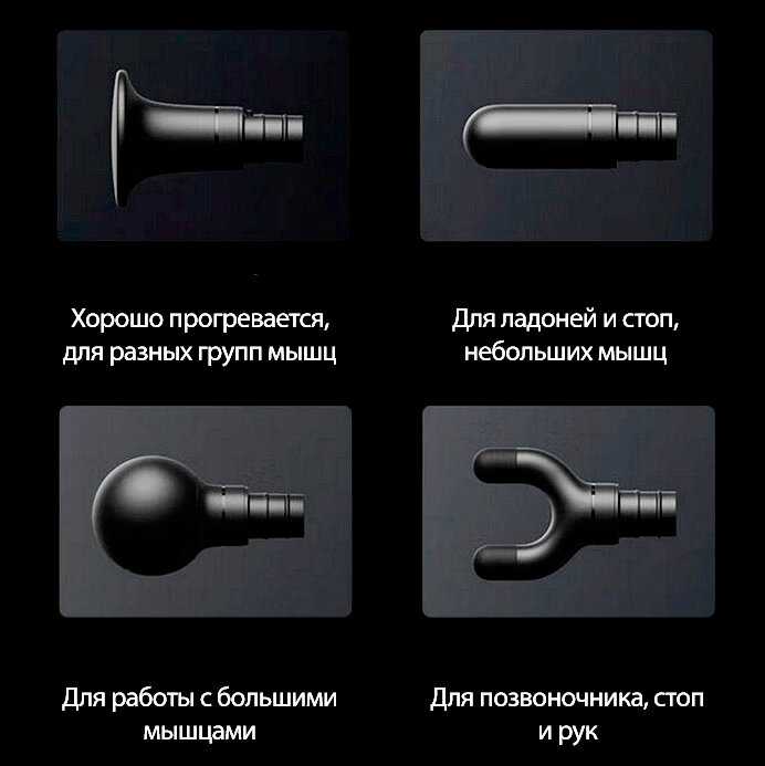 Фасциальный массажер для тела Xiaomi Mijia Fascia Gun 2 (MJJMQ05-ZJ) фотография 10