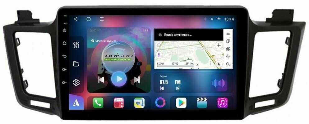 Штатная магнитола Toyota UNISON 10A1 2Gb/32Gb IPS BT Wi-Fi CarPlay (468-10A1)