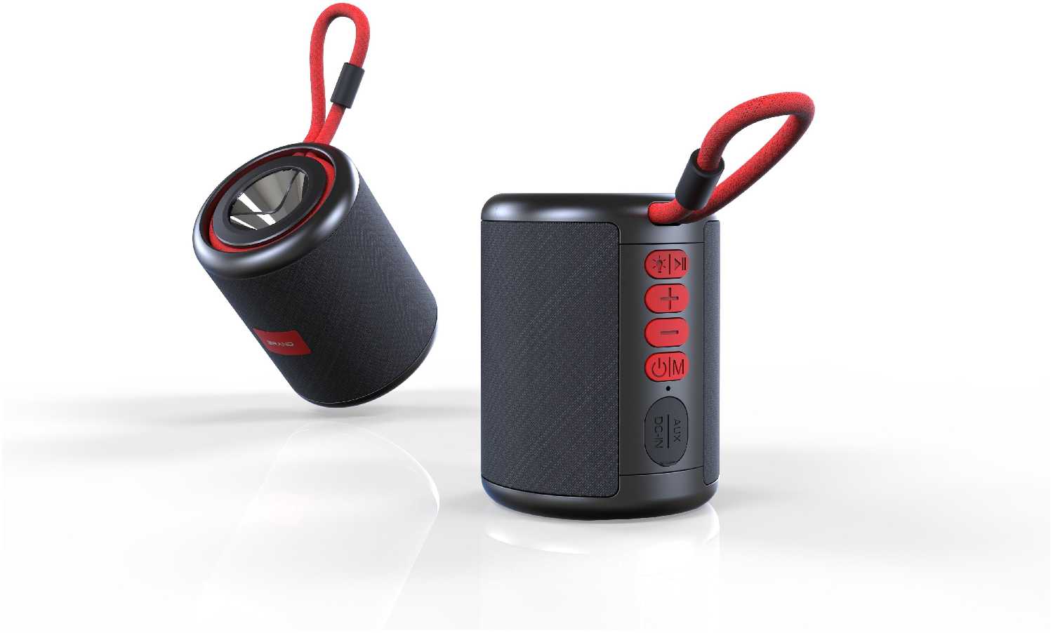 Беспроводная Gsou V4 mini (мобильная) музыкальная колонка + фонарик / Bluetooth (5.0) AUX / кнопки управления на корпусе /для отдыха (Gsou-V4)