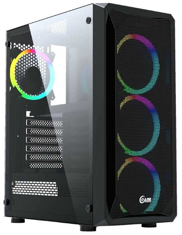 Компьютерный корпус PowerCase Mistral Z4 Mesh LED Black фотография 3