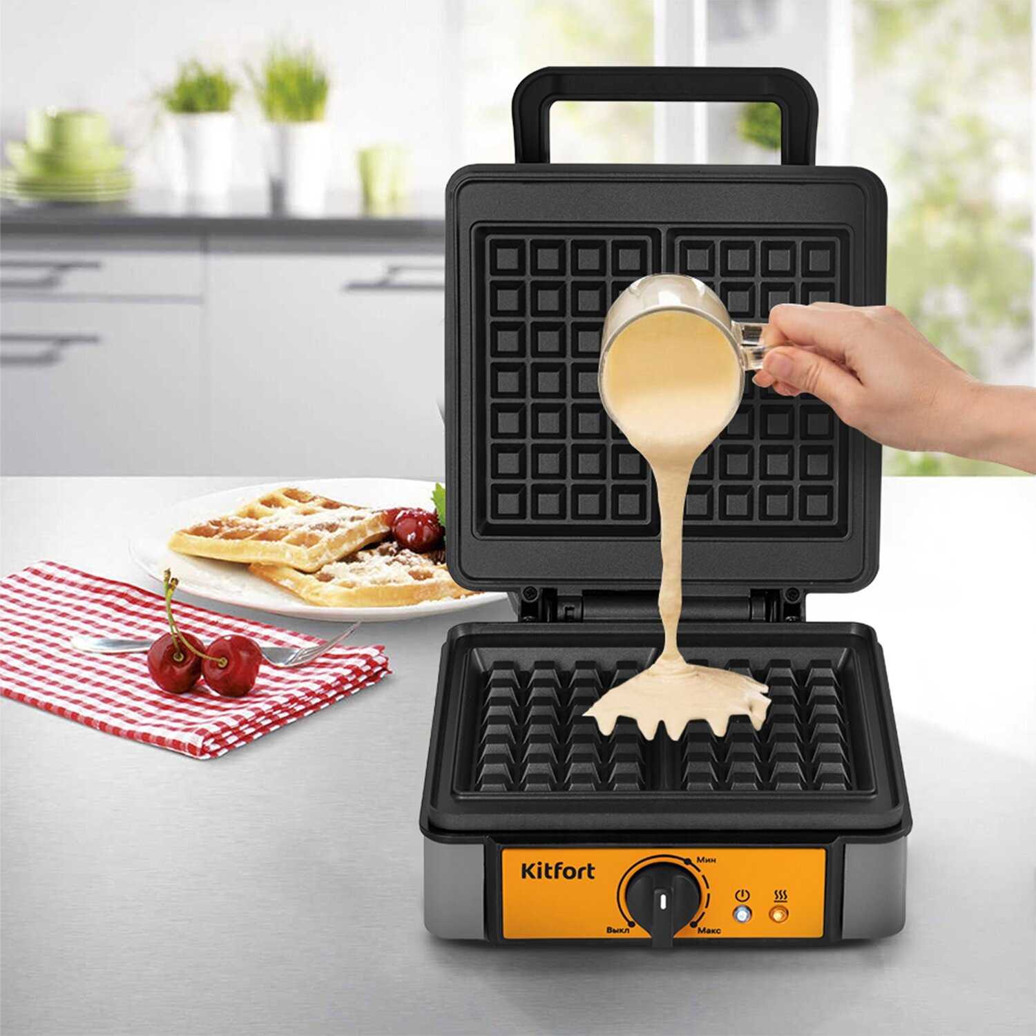 Вафельница Kitfort Вафельница (КТ-1694) фотография 1