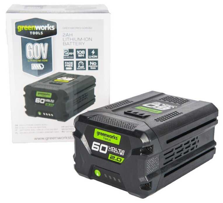Greenworks G60B2 (2918307) 60 В фотография 3
